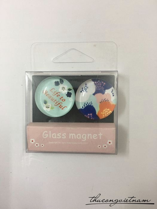 Con dấu Glass magnet hoa văn 10